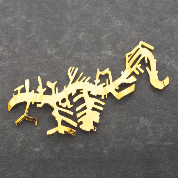 Rotterdam - Brooch - Gilded - Image 2