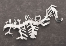 Rotterdam - Brooch - Chrome