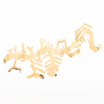 Rotterdam - Brooch - Gilded